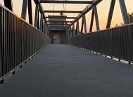 Надземный пешеходный переход. г. Новосибирск