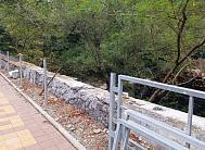 Ремонт существующих подпорных стен дороги вблизи села Возрождение